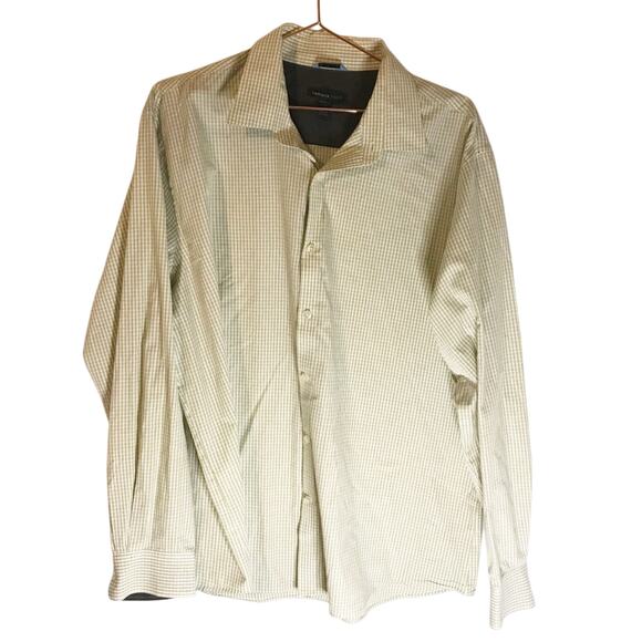 Van Heusen Studio Slim Fit Button Down Shirt - XL - Cotton - Picture 1 of 5
